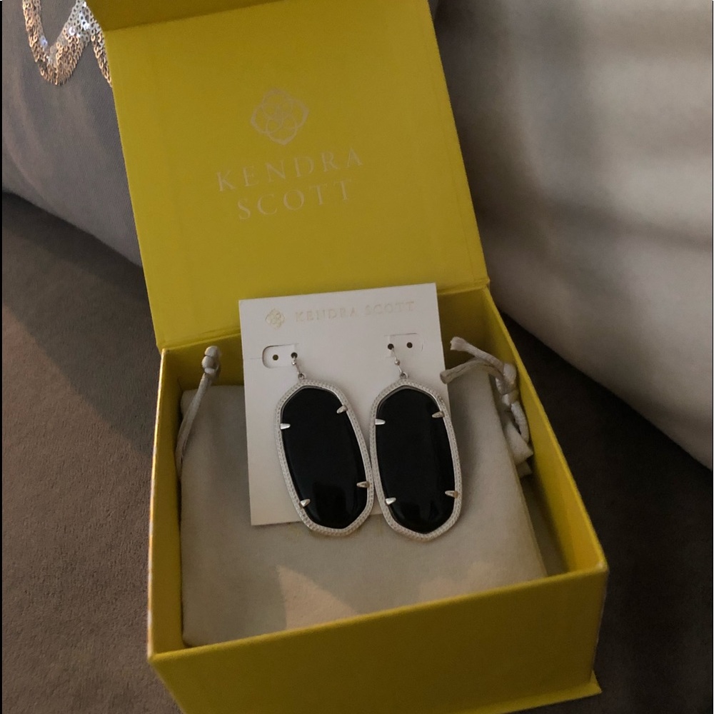 Kendra Scott silver earrings